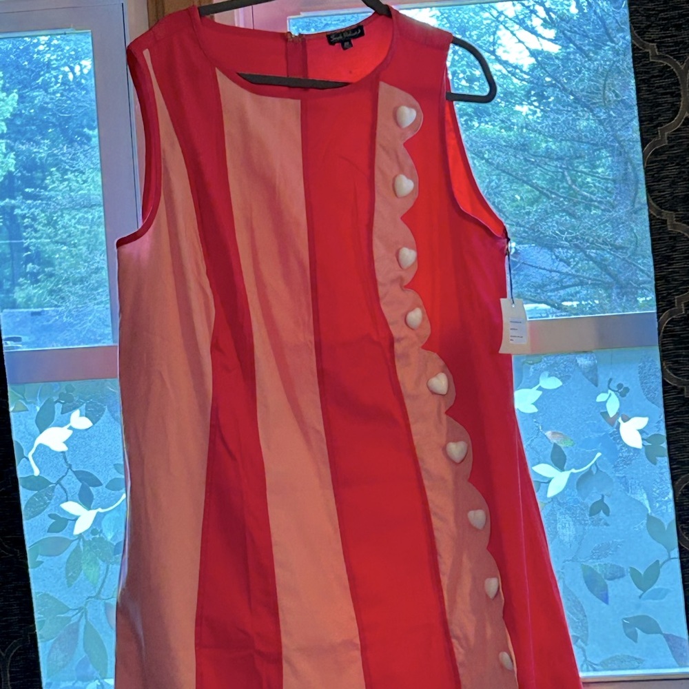 Hot and light pink never work dress